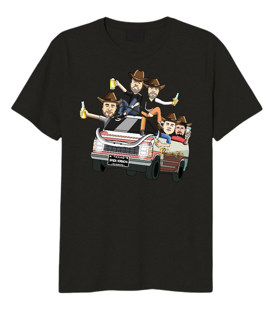 De Parranda Cartoon Short Sleeve T-Shirt